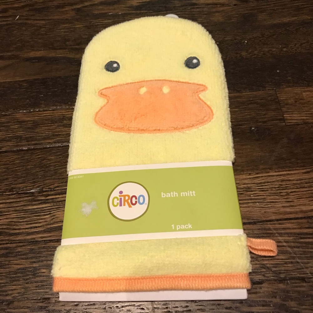 Ducky baby bath mitt